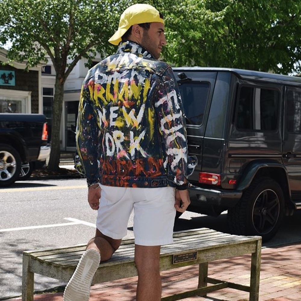 Hand painted denim jacket ( 1 of 1 )